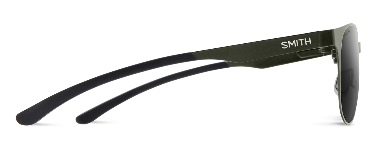 Side View of Smith Eastbank Unisex Sunglass Green/Photochromic ChromaPop Polarized Black 52mm