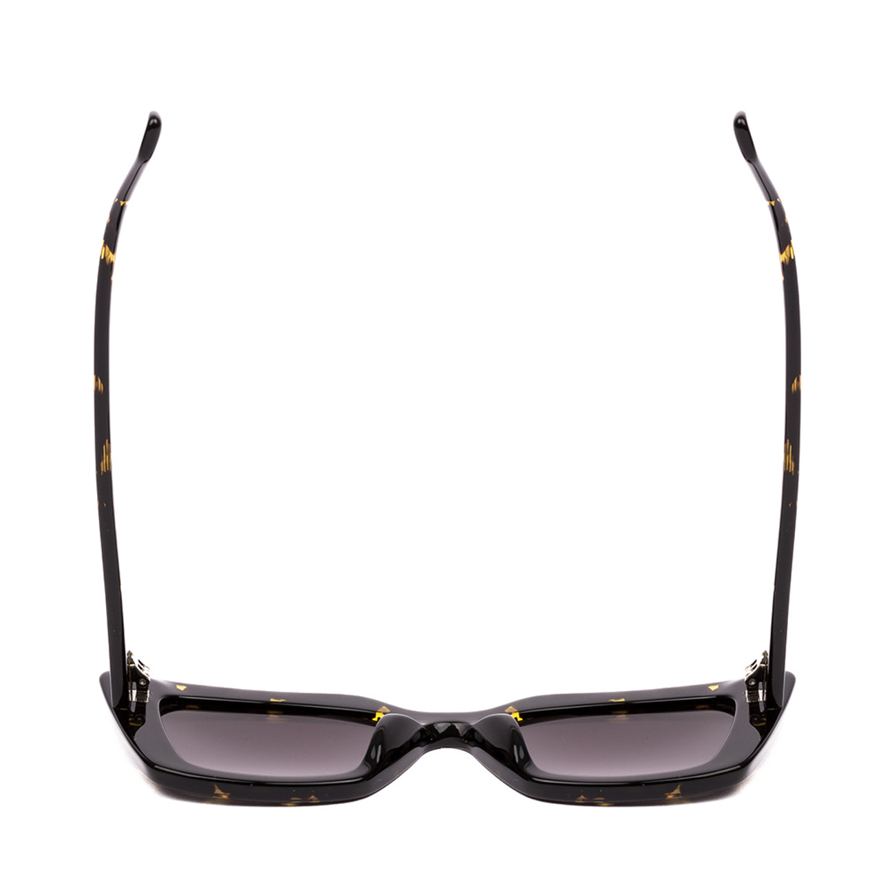 Top View of SITO SHADES CULT VISION Cat Eye Sunglasses Yellow Black Tortoise/Iron Gray 51 mm