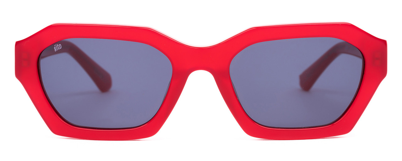Front View of SITO SHADES KINETIC Unisex Designer Sunglasses Sorbet Lime Green/Iron Gray 54 mm