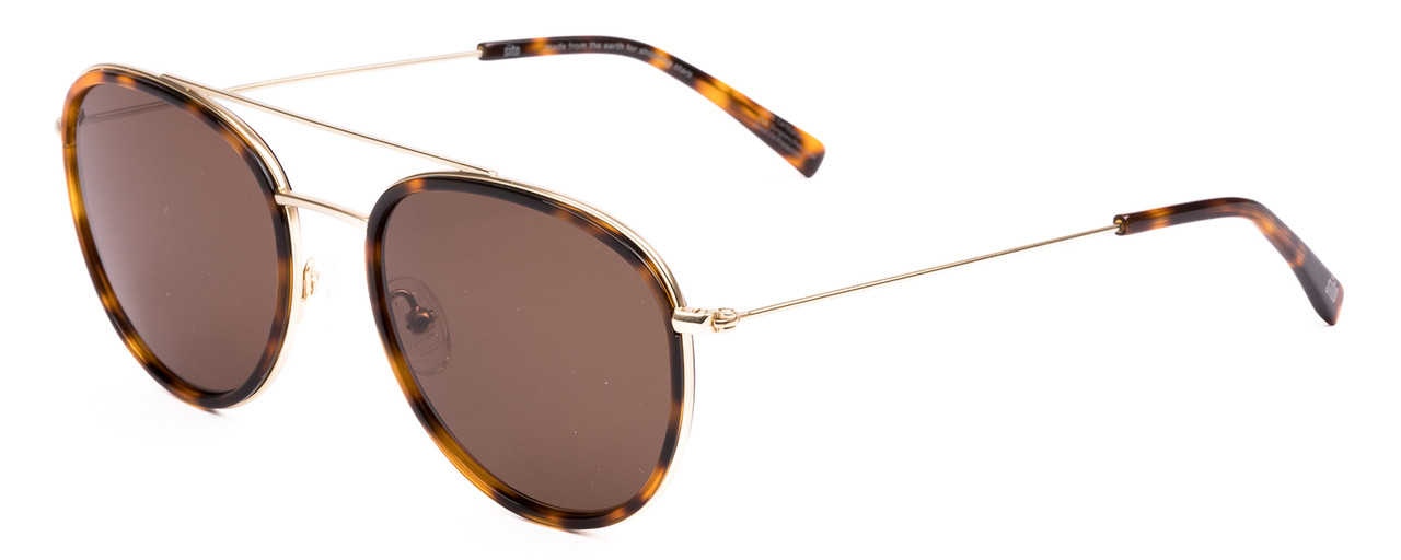Profile View of SITO SHADES KITSCH Women's Pilot Sunglasses in Tortoise Havana Gold/Brown 55mm