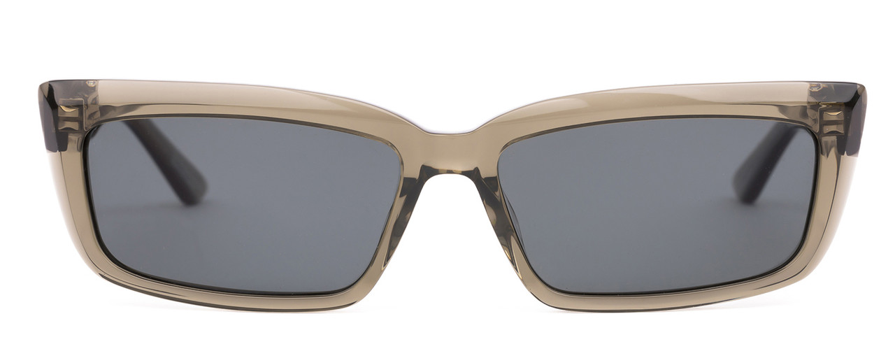 Front View of SITO SHADES NIGHT IN MOTION Unisex Sunglasses Moss Brown Crystal/Iron Gray 57 mm
