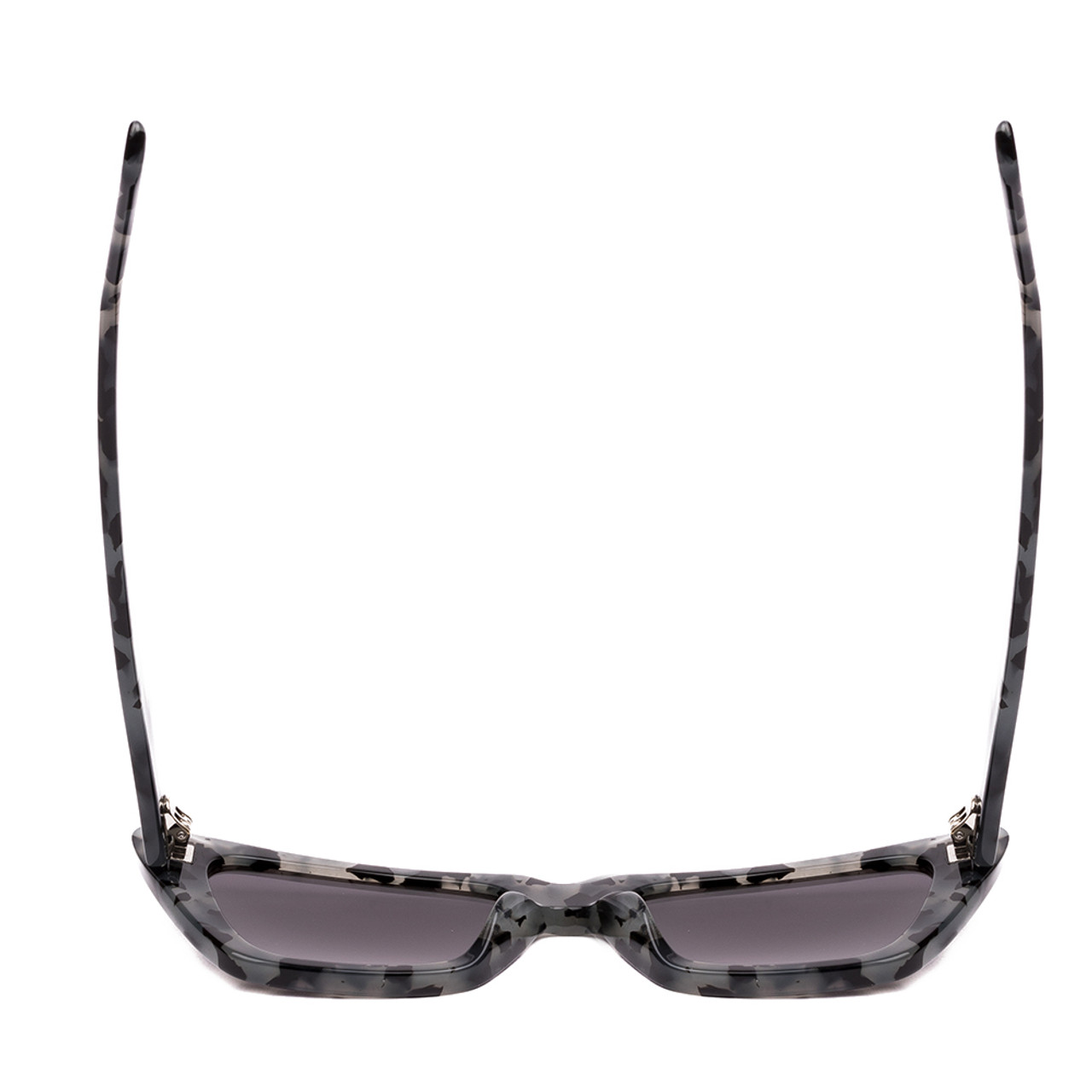 Top View of SITO SHADES WONDERLAND Cat Eye Sunglasses in Black Grey Tortoise/Iron Gray 54 mm