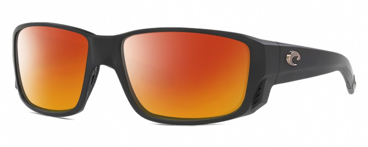 Costa Del Mar TUNA ALLEY PRO Men Designer Polarized Sunglasses Black 60mm 4  Opt.