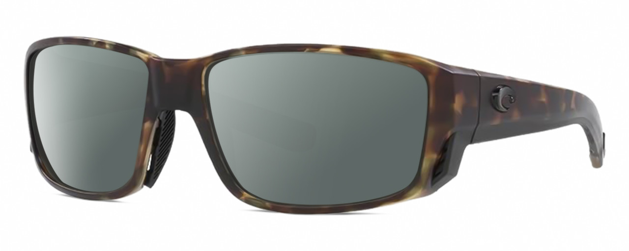 Costa Del Mar TUNA ALLEY PRO Mens Polarized Sunglasses Brown Tortoise 60mm  4 Opt