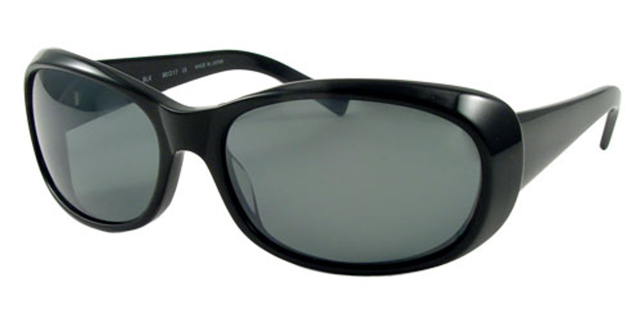 Reptile Polarized Sunglasses: Medusa in Black & Grey