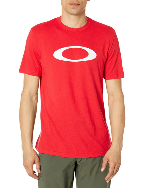 Primary image of Oakley Men's O-Bold in White Ellipse RED LINE SS Tee T-Shirt XS X-Small US Logo