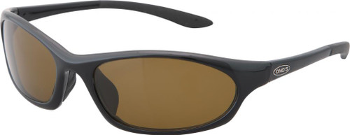 Ono's Polarized Sunglasses: Grand Lagoon in Black & Amber