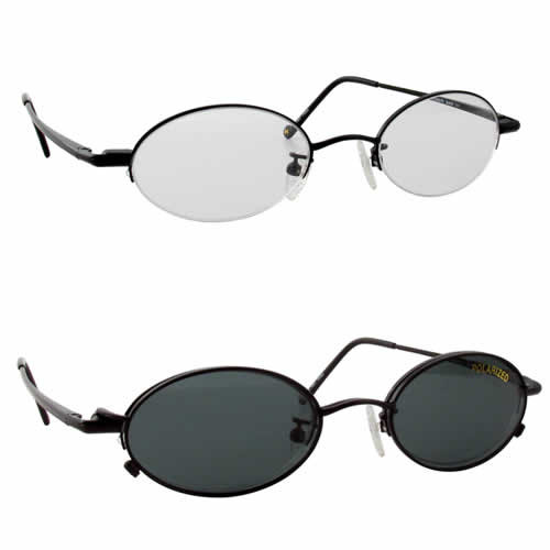 Magnetic Clip-On 211 Polarized Reading Sunglasses