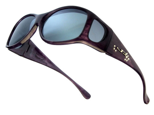 Jonathan Paul Fitovers Eyewear Kids Extra-Small Glides in Purple Haze & Gray G005S