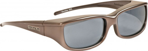 Jonathan Paul Fitovers Eyewear Small Euroka in Gun-Metal & Gray EU002