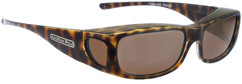 Jonathan Paul Fitovers Eyewear Medium Sabre in Cheetah & Amber SB003A