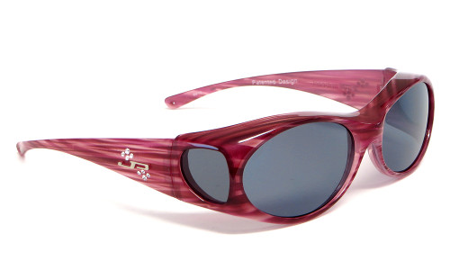 Jonathan Paul Fitovers Eyewear Small Aurora in Red Licorice & Gray AR009S