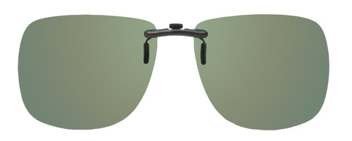 Montana Eyewear Clip-On Sunglasses C1A in Polarized G15 Green 62mm