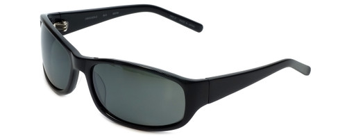 Reptile Designer Polarized Sunglasses Crocodile in Black with Grey Lens