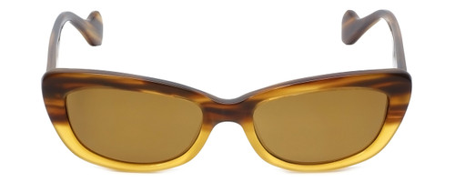 Reptile Designer Polarized Sunglasses Queen in Tortoise-Fade with Gold Mirror Lens