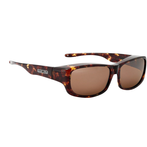 Jonathan Paul Fitovers Eyewear Large Pandera in Shiny Tortoise & Amber PD002A