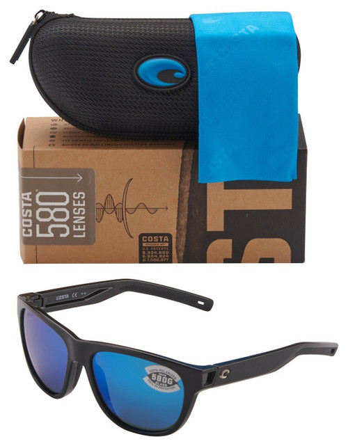 Blue Mirror 580p for sale online Costa Del Mar Sunglasses 56mm Ocearch Panga Shiny White Shark 