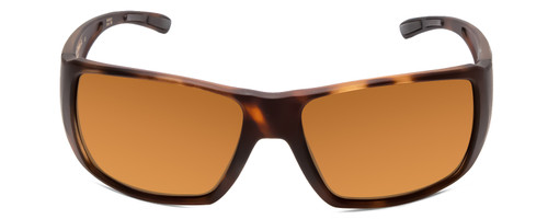 Front View of Smith Guide Choice Unisex Sunglasses Matte Tortoise Gold/CP Polarized Brown 63mm