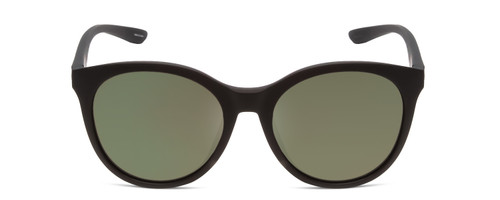 Front View of Smith Bayside Unisex Cateye Sunglasses Black/ChromaPop Polarized Gray Green 54mm