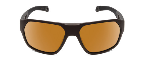 Front View of Smith Deckboss Unisex Sunglasses Gravy Grey/CP Polarized Bronze Mirror Gold 63mm