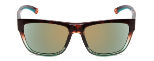 Front View of Smith Joya Sunglasses Tortoise Crystal Fade/CP Polarized Opal Blue Mirror 56 mm
