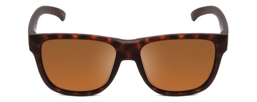 Front View of Smith Lowdown Slim 2 Classic Sunglasses in Tortoise Gold/CP Polarized Brown 53mm
