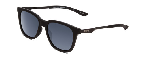 Profile View of Smith Roam Unisex Classic Designer Sunglasses in Black/ChromaPop Polarized 53 mm