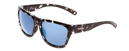 Profile View of Smith Joya Ladies Sunglasses Tortoise Brown/CP Glass Polarized Blue Mirror 56 mm