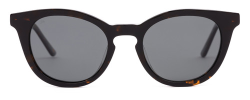 Front View of SITO SHADES NOW OR NEVER Women's Sunglasses Demi-Tortoise Havana/Iron Gray 50 mm