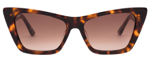 Front View of SITO SHADES WONDERLAND Women Cat Eye Sunglasses Honey Tortoise Havana/Brown 54mm
