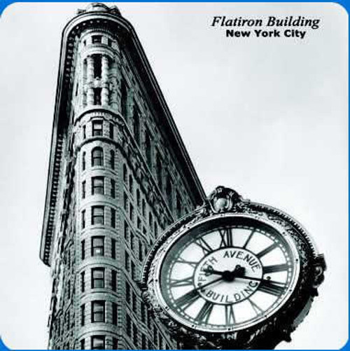 New York Scenery Cleaning Cloths: Flatiron-Building