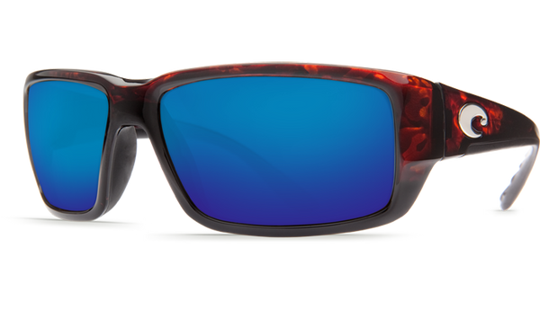 Costa Del Mar™ Polarized 580G Sunglasses: Fantail in Tortoise & Blue Mirror Lens Costa Del Mar™ Polarized 580G Sunglasses: Fantail in Tortoise & Blue Mirror Lens