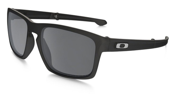 Oakley Folding Sunglasses: Sliver F 9246 in Matte-Black w / Black ...