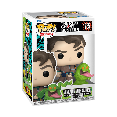 POP! Animation - The Real Ghostbusters #1785 Venkman with Slimer