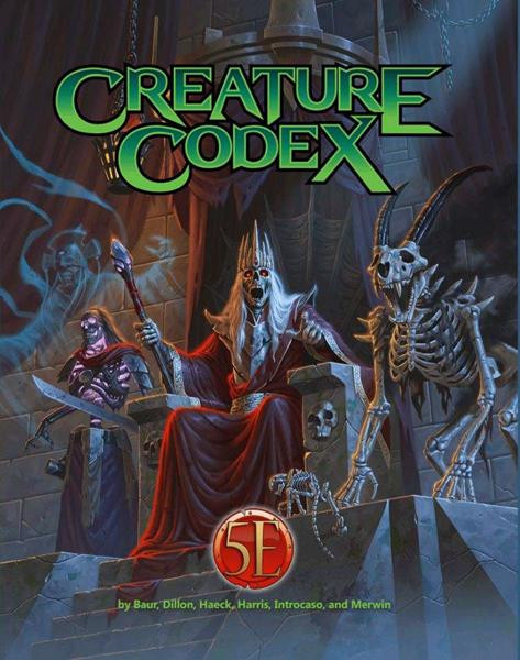 Creature Codex for 5th Edition