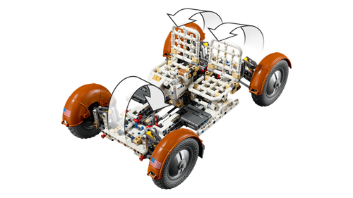 Technic NASA Apollo Lunar Roving Vehicle – LRV 42182