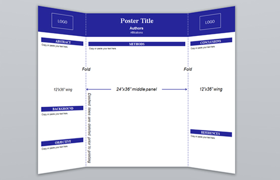 Poster Printing Tri Fold Posters and Template medmediasolutions