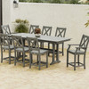 POLYWOOD Farmhouse Trestle 38 x 96 in. Counter Table