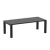 Vegas Polypropylene 70-86 x 39 in. Extension Dining Table