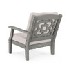Martha Stewart by POLYWOOD Chinoiserie Deep Seating Chair with Cushions