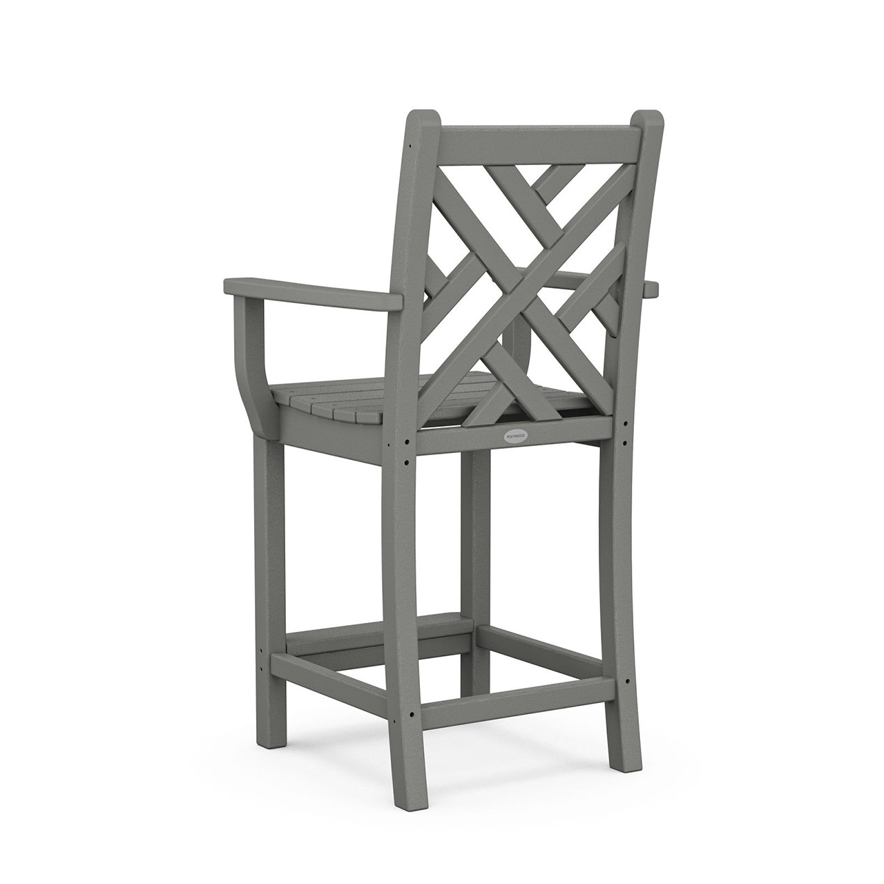 POLYWOOD Chippendale Counter Arm Chair