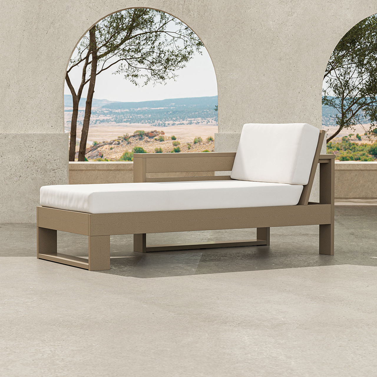 PW Designer Series Latitude Modular Left Arm Chaise with Cushions