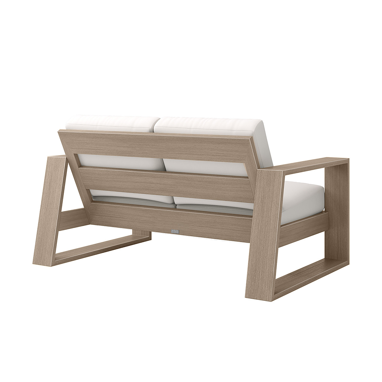 Novara Aluminum with Cushions Loveseat