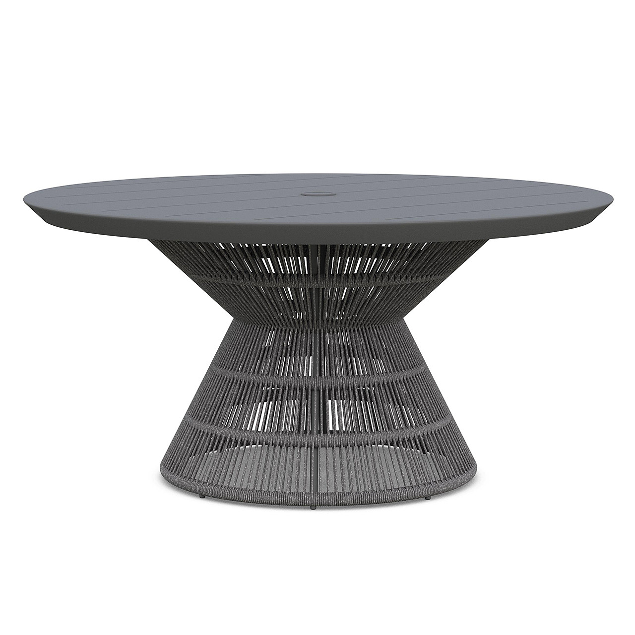 Captiva Aluminum with Textelene Rope Dining Table