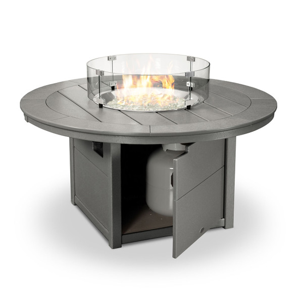 POLYWOOD 48 in. D Fire Pit Table