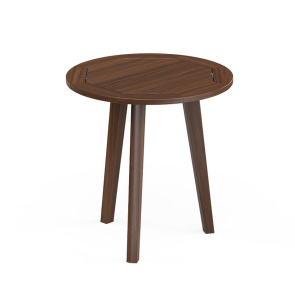 Foundations Ipe Wood 28 in. D Bistro Table