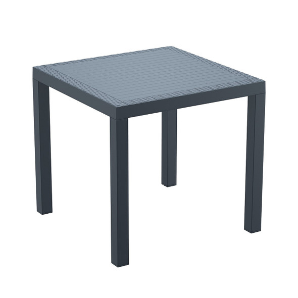 Orlando Resin Wickerlook 31 in. Sq. Dining Table