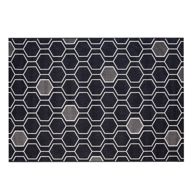 Fortunoff Area Rugs Treasure Garden Geo - Black Rug - Fortunoff B2B