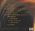 Back cover of The Fountain CD showing track listing by John Adorney