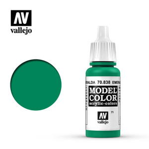 Vallejo Model Color 17ml - Emerald 70.838 Vallejo Model Color 17ml - Emerald 70.838